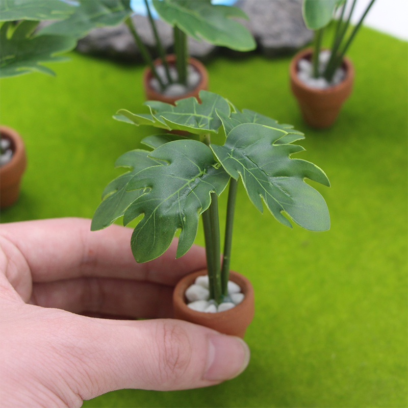 Bonsai Garden Layout - زينة مصغرة لبيت الدمى، نموذج نبات