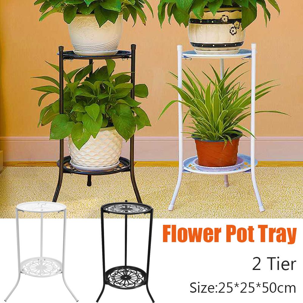 Bonsai Garden Display Stands - 2 الطبقة زارع أنيق عرض حديقة
