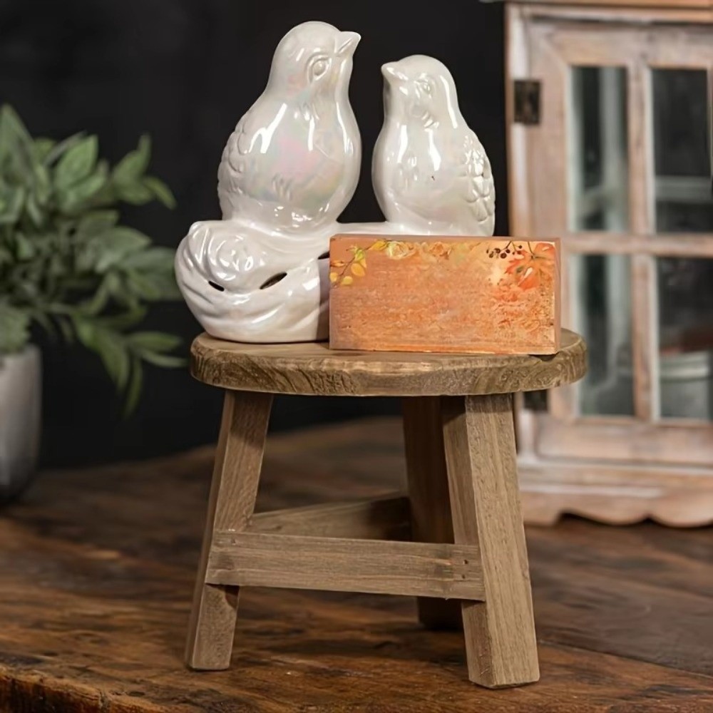 مقعد خشبي صغير زهرة عرض موقف ب - مراجعة Bonsai Garden Display Stands وسعره