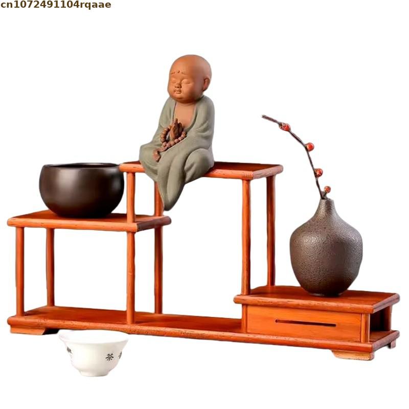 حامل وعاء الزهور الخشبي نبات ب - مراجعة Bonsai Garden Display Stands وسعره