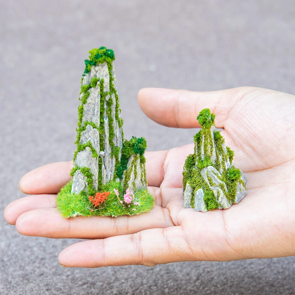 منحوتات راتنجية مصغرة لتزيين ا - مراجعة Bonsai Garden Layout وسعره