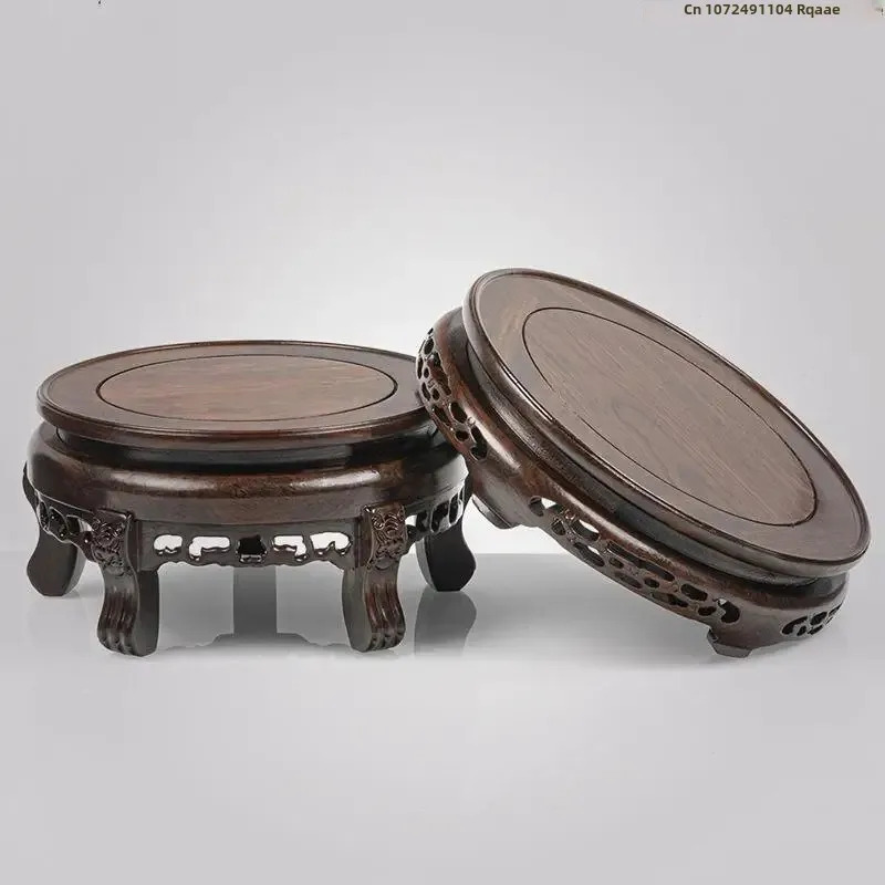 خشب الأبنوس طاولة مستديرة الحر - مراجعة Bonsai Garden Display Stands وسعره